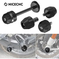 Motorcycle Front/Rear Wheel Frame Sliders/Left Drive Shaft Slider for BMW R1250GS/Adventure R1250 GS GSA R 1250 GS ADV 2019-2024