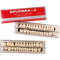 28 Teeth/set Resin Denture Teeth 3d Shade Guide Color Comparator Mirror Dentistry Cold Light Teeth White Bleaching Dental Plate