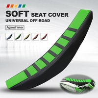 Universal Motorcycle Waterproof Soft Seat Cover Rubber Fabric Gripper For KAWASAKI KX125 KX250 KX250F KX450F KXF 250 450 KX85