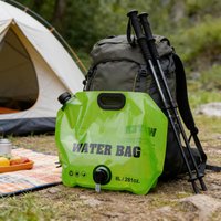Camping Water Container 8L Leakproof Foldable Pouch Food Grade Water Storage Containers for Outdoor Hiking Backpacking Fishing
