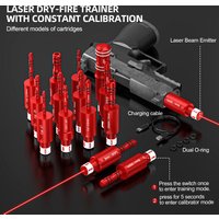 Cal.17 dual-purpose red dot laser magazine with aiming function, capable of dry fire training calibration mode