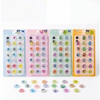 Kawaii 3D Raised Character Stickers, Waterproof Epoxy Decals for Laptops, Water Bottles, Phones, Scrapbooks & Gifts
