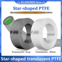 for Bambu Lab AMS Star Shaped PTFE Tube 4mm OD 2.2mm ID Teflonto Ultra-Smooth Flow Low-Resistance for 1.75mm consumables