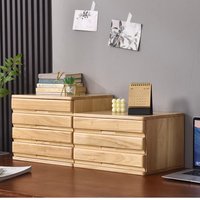 Large Capacity Storage Cabinet Office File Organizer A4 Paper Drawers Multi-Layer Jewelry Storage Durable Wooden Drawer Cabinet