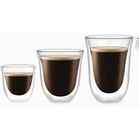 Double Wall Glass Cup Transparent Clear Heat Resistant Tea Drink Cups Mini Whisky Cup Espresso Coffee Cup Bar Drinkware Gift