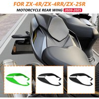 Aerodynamic Motorcycle Rear Tail Spoiler For ZX-4RR ZX-4R 2020-2025 Winglet Guard ZX25R ZX4R 4R 25R Section Stabilizer Rear Wing