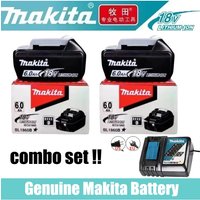 Original Makita 18V Battery 6.0Ah Lithium Rechargeable Battery 18V 6000mAh Replacement Batteries Versatile BL1860 BL1850 BL1815B