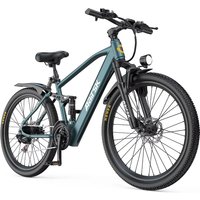 AliExpress NONE Aairsk GT900 Electric Bike 400W 36V13Ah Battery 26 Inch All-terrain Tire Dual Suspension Mountain Ebike Adult cycling E-Bicycle