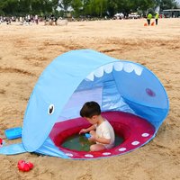 Beach Sun Protection Portable Tent Easy to Set up Digging Sand Tent Simple Small Tent Lightweight Camping Outdoor Gear