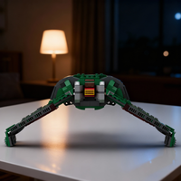 600pcs MOC Klingon Bird Prey Star Trek Model Building Blocks Room Decor, Home Decor, Home Decoration For Adults Desk Decor Gift