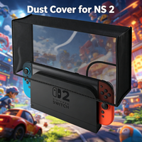 Dust Cover for Nintendo Switch 2 Console and TV Dock, Anti-Scratch Dustproof Protective Case Sleeve for Switch 2 and NS OLED