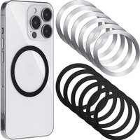 5/10Pcs Magnetic Self Adhesive Metal Ring Iron Sheet Sticker Wireless Charger Metal Plate Sticker Ring Magnet For iPhone Samsung