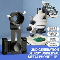 30-57mm Metal Universal Smart Phone Cellphone Slit Lamp Telescope Microscope Adapter Holder Mount Taking Video