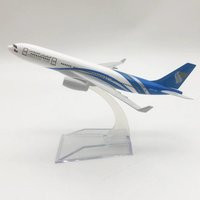 1:400 Scale Metal Model Airplane Toys Accessories 16CM Oman Air Airways A330 Airplane Model Replica Alloy Material Aviation