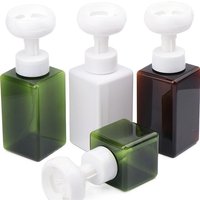 250/450ml Floral Foam Handsoap Cute Flower Bubble Bottle Liquid Soap Dispenser Hand Soap Pump Bottle Bathroom Press Hand Wash