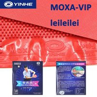 YINHE MOXA-VIP leileilei Long Pips OX Table Tennis Rubber Meduim Particle Cured Non-cured Ping Pong Rubber ITTF Approved