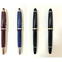 New Lemon M6 Resin Piston Fountain Pen Blade Long Knife Nib Hand-Polished Iraurita Nib Writing Stationery Gift With Ink Window
