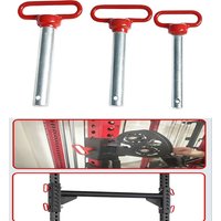 Fitness Machine Pin For Power Rack Squat Rack 16mm 20mm 25mm Red Head Magnetic Weight Pin Latch For Gym Fitness Equipment Acces