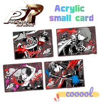 New persona Ren Amamiya Makoto Niijima Futaba Sakura Haru Okumura Creative Acrylic HD Cards Birthday Gift for Boys and Girls