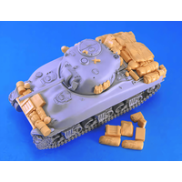 1/35 Cast Resin Model Assembly Kit, GK, M4A1 Sherman Medium Tank Stockpile, Unpainted