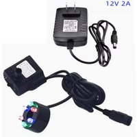 Underwater 6LED Light Ring DC12V Aquarium Submersible Fountain Pond Pool Water Pump With lights For Fountain Fish Pond