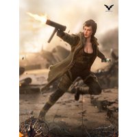 BROTOYS LR004 Women Soldier Charactor Toys Alice Player Residents of the Full Evil Set Moveable Action Figure with Platform 1/12