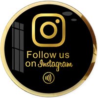 NFC Plexiglass Plate NFC Tag Acrylic Instagram NFC Plate Plaque