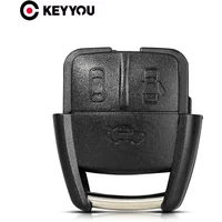 KEYYOU 10PCS Without Blade Remote Key Shell Case For Chevrolet Cruze Aveo For Opel 3 Buttons