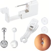 Belly Button Piercing Kit Gun Belly Piercing Kit Belly Button Piercing Gun Navel Piercing Kit Belly Button Ring Piercing Kit