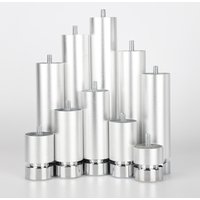4 Pieces M10 Thread Bed Frame Legs Replacing Adjustable Furniture Support Legs for Cabinets Dining Table Bathroom Kitchen Beds