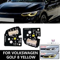 Yellow Headlight DRL Chip FOR VOLKSWAGEN Golf 8 LED Headlight DRL Module Control Unit Car Accessories OE 5H0998478D 5H0998478E