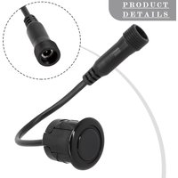 1pcs Car 18.5mm 0.2m Parking Sensor Reverse Probe Cable Black Car Reverse Parking Waterproof Sensor Sound Car Alarm Parts