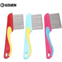 1pcs High Quality Terminator Lice Comb Nit Free Kids Hair Rid Headlice Stainless Steel Metal Teeth Remove Nit Brush