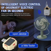 Intelligent USB English Voice Activated USB Switch For 5V Devices Fans Lights Adjust Brightness Speed Not Need Manual ControlHot