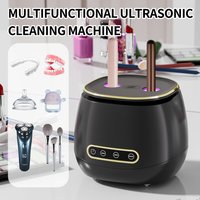 Automatic Ultrasonic Denture Cleaner USB 3 Timing 48KHZ for Dental Appliances Makeup Brush Cleaning