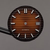 30.8mm Dial Luxury Men's Watch C3 Luminous Accessories Parts For Modified Nautilus Seiko nh35 Movement 39.5mm Cases