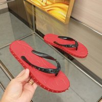 2025 New Fashionable Flip Flops for Men and Women Going Out for Leisure Black and White Classic High-quality Slippers Size 36-46