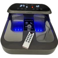 2026 Newest Plus P90 P100 PEMF Terahertz Therapy Foot Spa Remote Control Wireless PEMF Massager Health Care