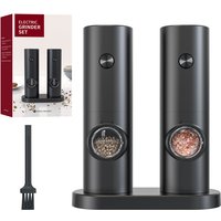 Electric Automatic Salt and Pepper Grinder Set Rechargeable With Gravity Spice Mill Adjustable Spices Grinder Kitchen tools