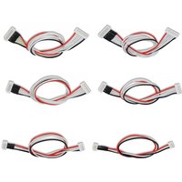 2Pcs 2S/3S/4S/5S/6S/7S JST-EH 2.5mm Male to Female Connector Extension Wire Cable Adapter 24awg 20cm/30cm for RC Battery Charger