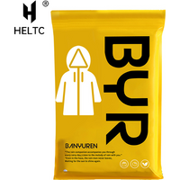 Outdoor Hiking Travel Portable Thickened Long Jumpsuit Raincoat Non Disposable Adult Raincoat EVA Wear-resistant Camping