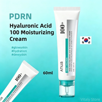 Korean Skincare PDRN Hyaluronic Acid 100 Moisturizing Cream Deep Hydrating Face Soothing Moisturizer Cream 60ml Face Care