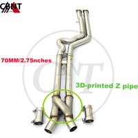 CBNT Hot Sale Midpipe for BMW X3M F97 X4M F98 S58 3.0T Equal Length Midpipe Z Pipe 70mm/2.75inches SS304 Exhaust Pipes