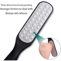 Double-Sided Foot Tool Double-Sided Stainless Steel Foot File Callus Removal Tool Large Size Foot File For Bathroom Callus C531