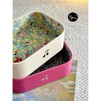 Cherry Shaped Girls Makeup Storage Box Snack Hairpin Organizer Desktop Arrangement Tool Korean Style Plastic Storage Basket