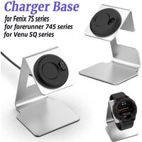 Smartwatch Charger Stand Support Portable Smart Watch Stand Bracket Aluminum Alloy for Garmin Fenix 7S/forerunner 745/Venu SQ