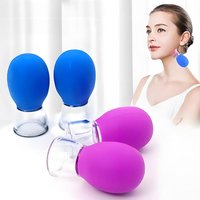 Facial Silicone Cans Cupping Cups Lifting Massage Chinese Cupping Set Small Mini Eye Cup Vacuum Cups Popularity Health Care