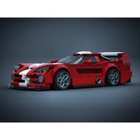380pcs Car Model MOC Le Mans Speed GTS Concept Car Creative Educational Children's Building Block Gift