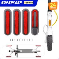 Wheel Cover Protect Shell For Xiaomi 3 Electric Scooter M365 Pro 2 1s Front Rear Safety Reflective Tube Night Reflective Sticker