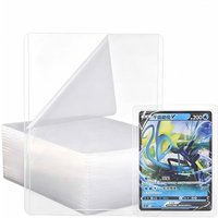 25pcs 3 X 4 Hard Card Sleeves Anti Scratch Holder Protector Fit For Baseball Football Single Sports Games Cards Storage Toy